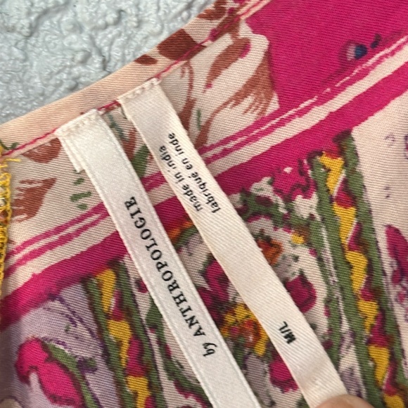 Anthropologie Handkerchief Dress Size M/L - Picture 5 of 9